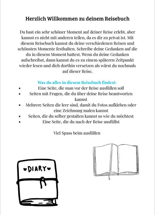 Mein Reisetagebuch (Digital)